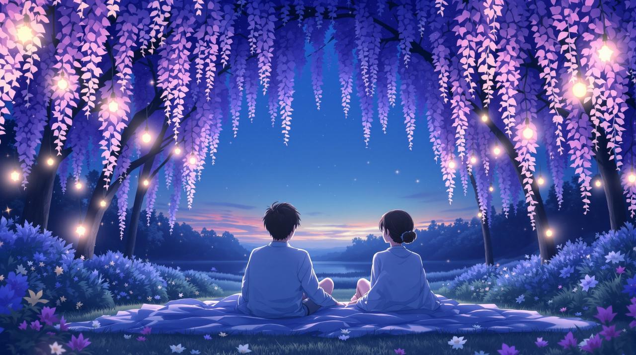 夸克资源短剧资讯 - 七夕特别企划:「紫藤之约」情侣短剧马拉松